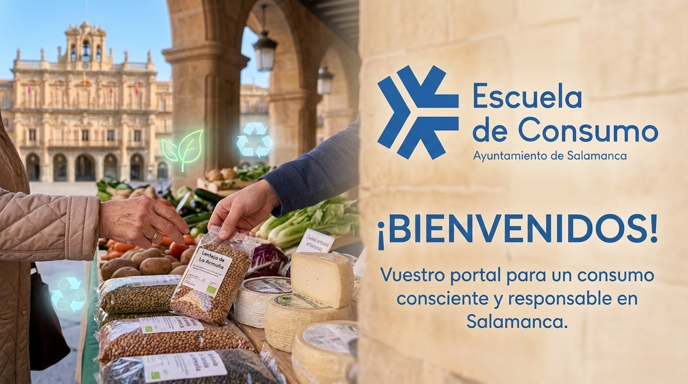 Bienvenido a la Escuela de Consumo del Ayuntamiento de Salamanca. 